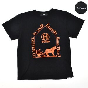 Account アカウント プリントTシャツ H house パロディーシャツ レディース L721701