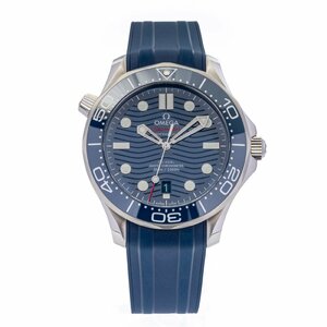 OMEGA/オメガ SEAMASTER DIVER300 Co-Axcial 210.32.42.20.03.001 SS ブルー 自動巻き メンズ腕時計 #jp28381