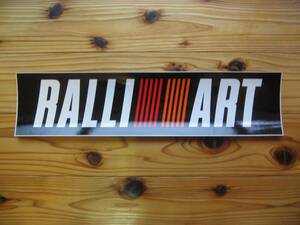 ラスト品●RALLIART製／ 正規・競技車両向け RALLIART ステッカー Ｌサイズ ／非売・新品