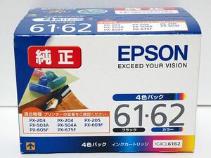 推奨使用期限間近 新品 EPSON エプソン純正 インクカートリッジ 4色パック IC4CL6162