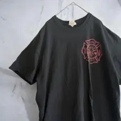 GILDAN / プリントTシャツ　Firefighter 古着　XLサイズ