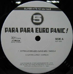 $ DANELA / EXTRA LOVER (KLP-1004) MIDI-WAVE MIX (BABY ENERGY / BOOM BOOM IN MY HEART) DAVID / REVOLUTION レコード EURO PANIC ! 5