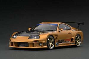 イグニッションモデル 1/18 TOP SECRET GT300 Supra (A80) Gold IG2485 トップシークレット JZA80スープラ スモーキー 永田 ignition model