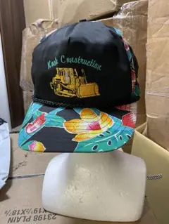 [0] KOCH CONSTRUCTION HAT ヴィンテージ  花柄