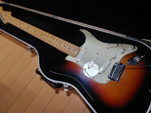 送料無料　Fender　フェンダー　ストラトキャスター アメリカンスタンダード　リンディーフレーリンピックアップ