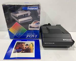 201106A☆ Polaroid Spectra System MB 元箱、取説付　※難有り ♪配送方法＝ヤフネコ宅急便サイズ60cm♪