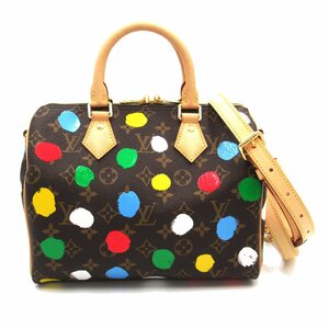 ルイ・ヴィトン LV × YK スピーディ・バンドリエール25 ブランドオフ LOUIS VUITTON 2wayショルダーバッグ モノグラム 中古 レディース