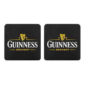 ラバーコースター 2枚セット 「GUINESS ギネス」9.4×9.4×0.4cm