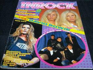 INROCK1992/2Vol.98◆DAVID BOWIE/SKID ROW/NELSON/GUNS N