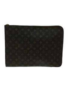 LOUIS VUITTON◆エテュイ・ヴォワヤージュMM_モノグラム_BRW/PVC/BRW