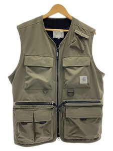 Carhartt◆カーハートWIP/エルムウッドベスト/Lサイズ/ポリエステル/カーキ