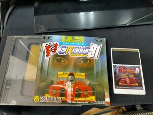 ★ PCエンジン F1サーカス91 Huカード　取説　ケース　Used