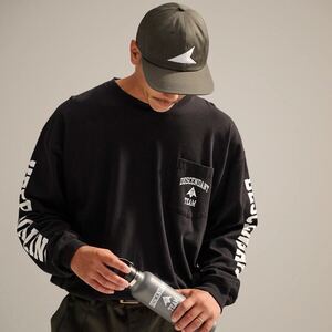 希少★新品本物【黒3】TEAM ORGANIC COTTON CROP LS オーガニックコットン 天竺 織ネーム 正規品 ディセンダント 入手困難 DESCENDANT 24AW