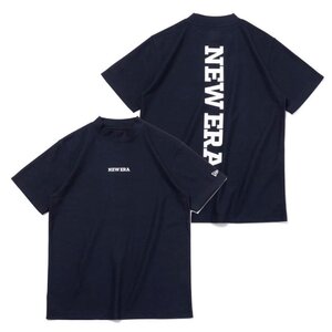 セール 送料無料 新品 ニューエラゴルフ モックネックシャツ ミッドネック Tシャツ 半袖ゴルフシャツ ネイビー 紺 M メンズ NEWERA GOLF