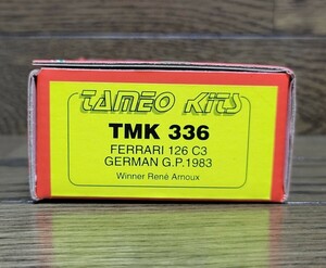 ◆◇TAMEO KITS　タメオ キット　TMK 336 FERRARI F1 126C3 1/43 フルディテールキット+デカール修復液　【中古 未使用 未開封】