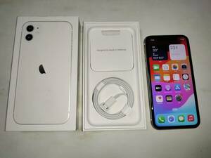 iPhone11 中古 SIMフリー Apple　箱付き　ケーブル未使用付き　64GB バッテリー最大容量　89%　