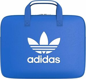 送料込み / adidas Originals / アディダス / 15インチ ラップトップケース / ノートパソコンやタブレットの収納バッグ / 青x白 / 未使用