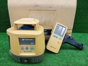 中古品 TOPCON トプコン ローテーティングレーザー RL-H3C 受光器付