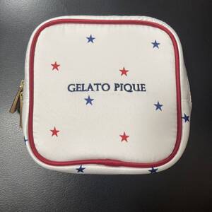 【デザイン性の高いポーチ】gelato pique ジェラピケ　星柄サテンポーチ