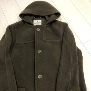 MONTGOMERY by tibbett made in England ダッフルコート ジャケット カーキ コート フーディー 秋冬 ヴィンテージ 美品