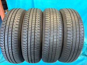 ③2023年製155/65R14バリ山！中古タイヤ4本セット　BRIDGESTONE エコピア　NH200C ブリヂストン ECOPIA 