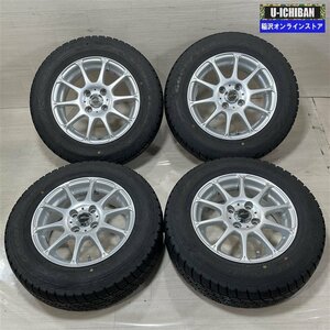 175/70R14 ヤリス ヴィッツ アクシオ 80シエンタ 等 シュナイダー 5.5-14+38 4H100 グッドイヤー アイスナビ6 14インチ 4本セット 009k