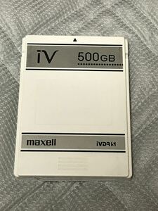 ケースなし マクセル maxell カセットハードディスク iVDR-S 500GB カセットHDD ivdr