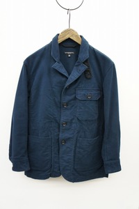 定番ENGINEERED GARMENTSエンジニアドガーメンツ Benson Jacket Moleskin ベンソン ジャケット モールスキン 紺926O▲