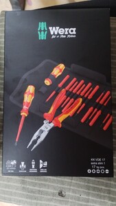 WERA クラフトフォームコンパクト KNIPEX付き 絶縁式差し替えドライバーセット VDE 17 Extra Slim 1 with Plier KNIPEX