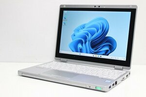 1円スタート ノートパソコン Windows11 2in1PC Panasonic レッツノート CF-RZ6 Windows10 第7世代 Core i5 SSD256GB メモリ8GB 軽量745g