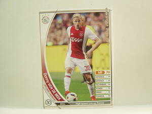 WCCF 2016-2017 白 ファン・デ・ベーク　Donny van de Beek 1997 Dutch Holland　AFC Ajax 16-17 #156 Panini