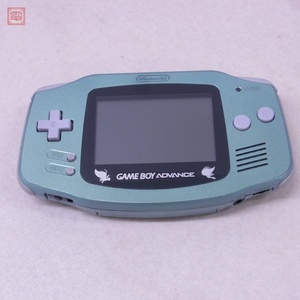 動作品 GBA ゲームボーイアドバンス 本体 AGB-001 セレビィグリーン ポケモンセンター限定 任天堂 Pokemon Nintendo【10