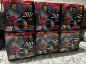 新品未開封 TDK MF-2HD 256 20枚 MF2HD-256X20PMN フロッピーディスク 6個セット