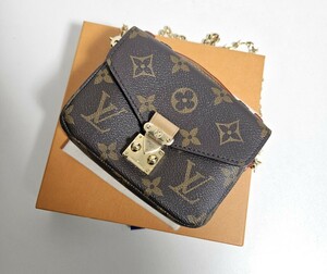 ほぼ未使用 LOUIS VUITTON ルイヴィトン ミクロ メティス M81267 ショルダーバッグ 正規