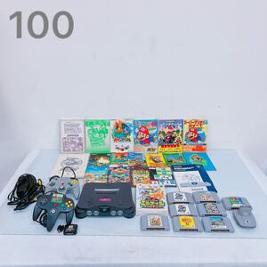 11F059 Nintendo 任天堂 ニンテンドー 64 ロクヨン 本体 コントローラー カセット 攻略本 まとめ NUS-001 スーパーマリオ