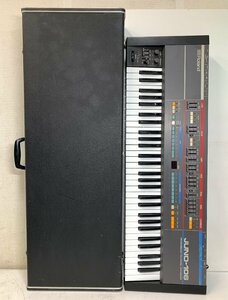 【ジャンク】Roland JUNO-106＜ノイズあり＞ハードケース付き ローランド アナログシンセサイザー 61鍵キーボード ※引取り可 /巻 □