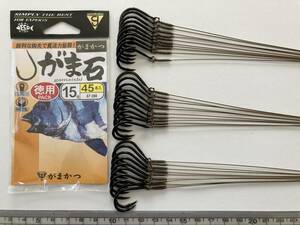 石鯛仕掛け がま石15号クビフリ ワイヤーハリス 30本セット 送料込み 20㎏強度耐久テスト合格品No.2040