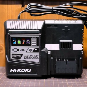 【Hikoki】急速充電器（USB充電端子付）UC18YDL［0611］