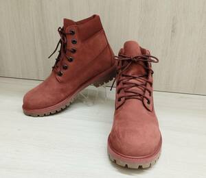 Timberland/ティンバーランド/ショートブーツ/A1VCKM49/6in PREMIUM WP BOOT/エンジ/24cm