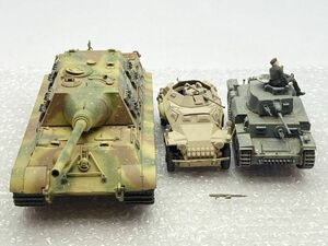 戦車 プラモデル 完成品 スケール不明 破損 欠品 あり まとめて 簡易梱包/ジャンク ※まとめて取引・同梱不可 [20-2408]