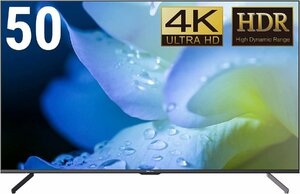 DMM.make DKS-4K50DG5 50型4K（3840×2160） モニター IPSパネル/ハーフグレア/HDR対応/HDMI×3]　引取可能　保証有