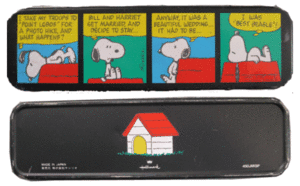 ■貴重品■中古 スヌーピー SNOOPY　缶ペンケース　筆箱