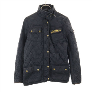 バブアー 3ワラント キルティングジャケット 8 ブラック Barbour 中綿入り レディース