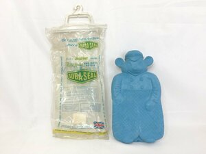 Vintage Suba Seal Molded Rubber Hot Water Bottle 1970年代 ホットウォーターラバーボトル カラー：ブルー