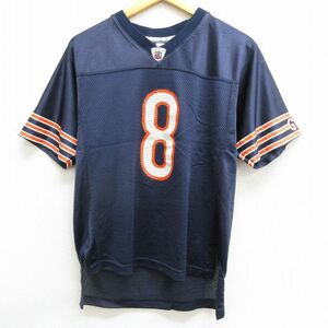 古着 リーボック 半袖 ビンテージ フットボール Tシャツ キッズ ボーイズ 子供服 00s NFL シカゴベアーズ レックスグロスマン 8 メッシ