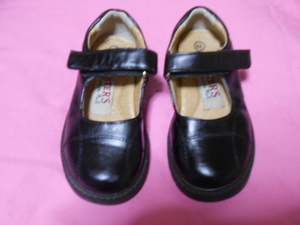 即決★子供靴 フォーマルm-26 ベルト 17.0cm 黒 　USED ●