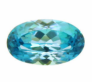 3690 ブルージルコン 2.96ct ルース 強てり 最も魅力的な宝石の一つ 12月の誕生石 カンボジア産 : 瑞浪鉱物展示館【送料無料】