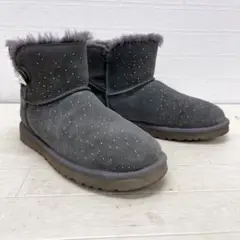 171★② UGG ムートンブーツ ベイリー ボアブーツ グレー ショートブーツ