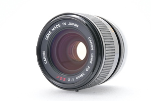 CANON LENS FD 35mm F2 S.S.C. FDマウント キヤノン MF一眼レフ用 広角単焦点レンズ ■24839