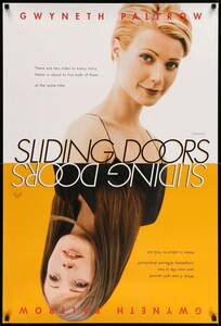 北米版 1998 スライディング・ドア Sliding Doors ポスター グウィネス パルトロー Gwyneth Kate Paltrow